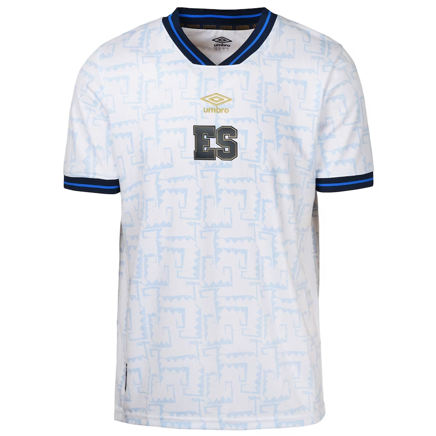 2023 El Salvador Custom Away Soccer Men's Jersey