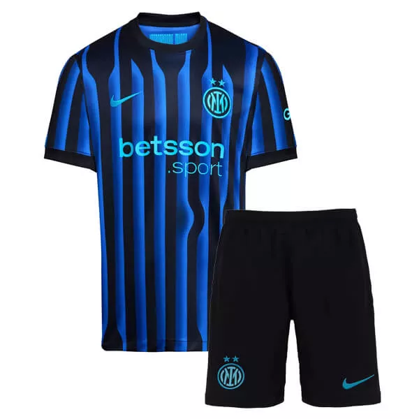 2025/26 Inter Milan Custom Home Uniform Kits Kid's